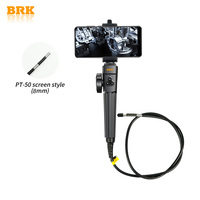 Caméra endoscopique industrielle de haute qualité BRK BRK-50, 1920x1080 30FPS, étanche IP67, 180° bidirectionnelle, compatible OEM, smartphone