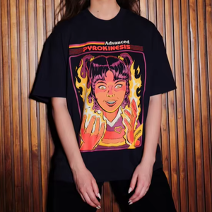 Camiseta de hombro caído de gran tamaño 240 GSM para mujer, diseño de impresión gráfica personalizado de calidad Premium, 100% algodón, varios colores, MOQ bajo - Product Image 1