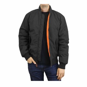 Chaqueta Bomber de poliéster/algodón de alta calidad para hombre de invierno con logotipo frontal de cuello levantado impermeable transpirable y características de secado rápido - Product Image 6