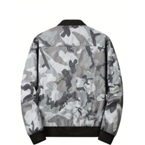 2024 o-cou Nylon Bomber veste hommes haute qualité intelligent décontracté haut fermeture à glissière vêtements d'hiver printemps toile tissu OEM Service - Product Image 2