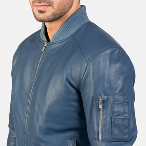 Chaquetas de Cuero Vacuno Genuino para Hombre, Casuales, de Invierno, Impermeables, Transpirables, para Clima Frío, Cómodas, Elegantes y Suaves - Product Image 4