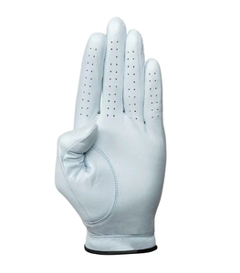 Gants de golf professionnels pour hommes en cuir Cabretta, ajustement flexible, export B2B, paume en cuir respirant - Product Image 4