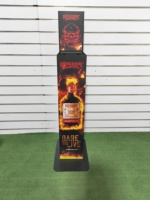 Présentoir de vin de distributeur pop-up de bouteilles de boissons à ressort pour les détaillants d'affichages de position de supermarché