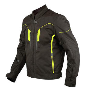 เสื้อแจ็คเก็ตหนังสำหรับนักขี่มอเตอร์ไซค์ชาย แบบปรับแต่งได้ ทรงเข้ารูป ระบายอากาศได้ดี คุณภาพสูง ขายส่ง รับผลิตแบรนด์ส่วนตัว สำหรับฤดูร้อน - Product Image 1