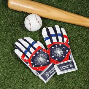 Guantes de bateo de béisbol de cuero personalizados Pro Grip, ligero y duradero para hombres, mujeres, tallas para jóvenes - Product Image 6