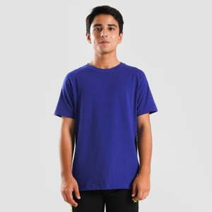 Camiseta Juvenil Heritage Azul, 100% Algodón, Tejido Jersey Transpirable, Tinte Liso, Calidad Premium, Impresión por Serigrafía Comprimida - Product Image 1