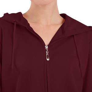 Conjunto Deportivo de Dos Piezas para Mujer, Personalizable con Logotipo, en Felpa de Poliéster, con Sudadera con Capucha y Cremallera y Pantalones Jogger de Pierna Recta - Product Image 6