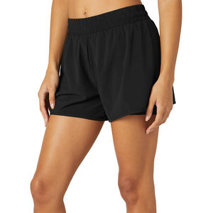 Venta al por mayor de pantalones de fitness personalizados para mujer sin costuras entrenamiento transpirable gimnasio Yoga Leggings Casual mujeres algodón sin costuras pantalones cortos de yoga - Product Image 2