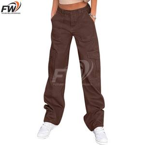 Pantalones Jogger Cargo Transpirables Casuales para Hombre con Múltiples Bolsillos, Frente Plano, Diseño al por Mayor para Correr y Trabajo al Aire Libre - Product Image 1