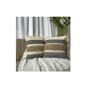 Индивидуальные постельные принадлежности в деревенском стиле, тканые, хлопковые подушки гармонии для продажи из Индии