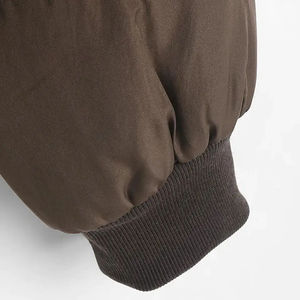 แจ็กเก็ตตัวสั้นทรงซิปปิดทำจากผ้าโพลีเอสเตอร์100% แบรนด์ส่วนตัว - Product Image 4