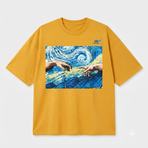 T-shirts à manches courtes en coton 100% de qualité supérieure, logo personnalisé, respirants, écologiques, garantissent un confort durable, tissu résistant - Product Image 1