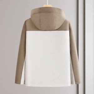 Blouson aviateur léger pour homme personnalisable, tissu doux et confortable, coupe-vent avec col en fausse fourrure durable et logo personnalisé - Product Image 5