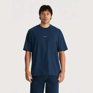 T-Shirt Vintage de haute qualité 100% coton lavé à l'acide Sun Faded Distressed Boxy Fit avec broderie et impression surdimensionné - Product Image 1