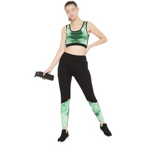 Entraînement course Sport taille haute Yoga pantalon dames imprimé Gym Fitness Stretch femmes collants Leggings - Product Image 1