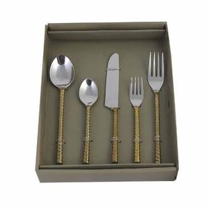 Ensemble de couverts en acier inoxydable poli, couverts écologiques pour les mariages, les hôtels, les événements, qualité alimentaire, couverts très vendus - Product Image 4