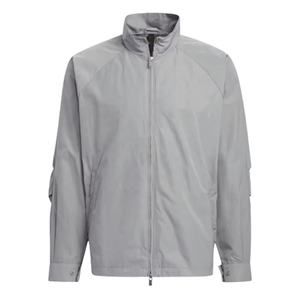 Outdoor Training <b>Running</b> Men's Windbreaker <b>Jacket</b> with Stand Collar & Front Logo <b>Reflective</b> Strips Lightweight Activewear - Product Image 4