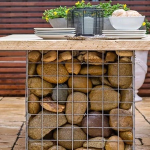 <span class=keywords><strong>Gabion</strong></span> soudé 50x50mm <span class=keywords><strong>pour</strong></span> jardinière et banc / Bac à pierres polyvalent <span class=keywords><strong>pour</strong></span> projets DIY résidentiels - Product Image 4