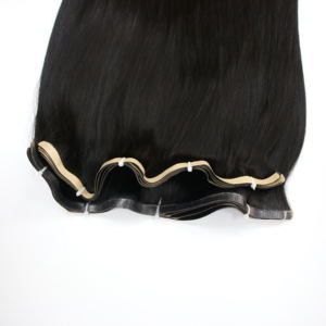 Vente en gros de qualité supérieure Cheveux bruts vietnamiens longs ruban adhésif droit couleur noire - Product Image 1