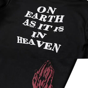 Sudadera con Capucha de Invierno 2025, 100% Algodón, Estampado Puff, Corte Regular para Hombre, Estilo Urbano, Diseño con Bolsillos, Transpirable, en Venta - Product Image 5