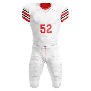 ชุดอเมริกันฟุตบอลน้ำหนักเบาผ้าตาข่ายระบายอากาศได้ดีมีสไตล์เสื้อเจอร์ซีย์อเมริกันฟุตบอลน้ำหนักเบาออกแบบโลโก้ได้ตามต้องการ - Product Image 2