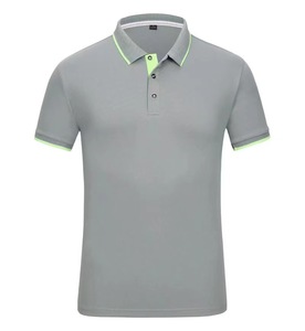 Chemises polo pour hommes T-shirt uni vierge à manches courtes haute qualité 100% polyester T-shirt polo décontracté personnalisé pour hommes - Product Image 6