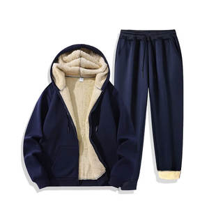 Chándal de lana de gimnasio para correr para hombre de diseño personalizado hecho en fábrica, más vendido, 100% de poliéster de talla grande para invierno - Product Image 1