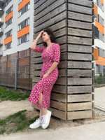 Robe midi décontractée pour femme, en lin, style bohème, col en V, coupe trapèze, respirante, de haute qualité et écologique