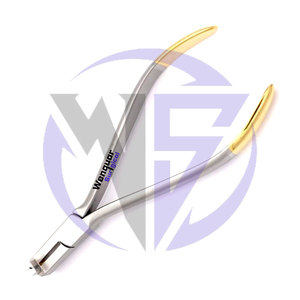 Pince à couronne disponible 5.5 avec pointes courbes dentelées, utilisation dentaire, instruments chirurgicaux en acier inoxydable, fournisseur Wenquar - Product Image 5