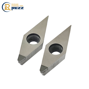 Rezz RZ tùy chỉnh PCD <span class=keywords><strong>CBN</strong></span> kim cương CNC Lathe Blade chèn PCD công cụ cắt quay cắt cho Đồng nhựa sợi Carbon Graphite - Product Image 1