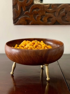 ชุดโต๊ะอาหารค่ำชามผสมเมลามีนทำจากพลาสติกพร้อมฝาพิมพ์ลายคริสต์มาส - Product Image 3