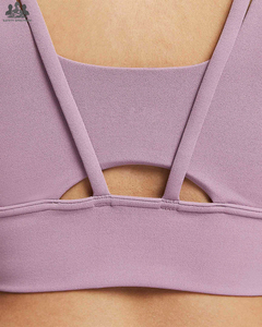 Sujetador Deportivo Transpirable y Ecológico para Mujer, OEM |   Sujetador deportivo para gimnasio y yoga con soporte medio |   Venta al por Mayor de Marca Privada - Product Image 5