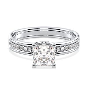 REYES-Bague de Moissanite 1.56 Carat en Argent Sterling 925 Original Minimaliste Fine Jewelry pour Femme - Product Image 1