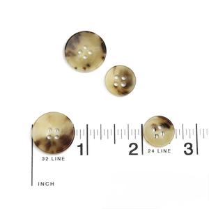 Boutons en corne de buffle naturelle, finition colorée, pour accessoires vestimentaires, haute qualité - Product Image 5