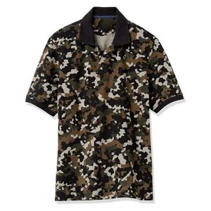 เสื้อโปโลผ้าฝ้าย100% สำหรับผู้ชายเสื้อโปโลระบายอากาศได้ครึ่งแขนปักโลโก้น้ำหนักเบาฤดูร้อน - Product Image 5