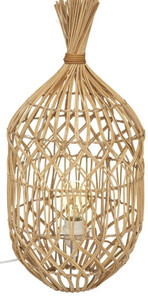 Portavelas de ratán tejido a mano moderno del fabricante artesanal de Vietnam King, farol de bambú, Material de jacinto de agua Natural al por mayor - Product Image 4