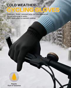 Tendance Gants d'hiver thermiques élégants Doublure douce Écran tactile Design convivial Conduite quotidienne Style de mode - Product Image 3