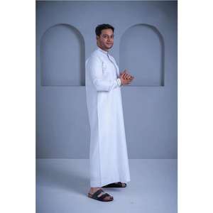 Nouvelle collection 2025 – Jubba à capuche pour homme, haute qualité, style tendance, vêtement musulman à prix abordable, taille XS pour l'hiver, service OEM disponible - Product Image 4