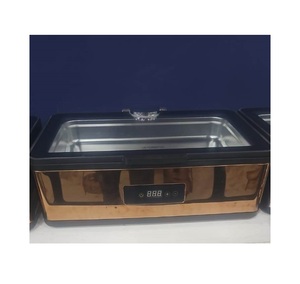 จานอุ่นอาหารทรงสี่เหลี่ยมผืนผ้าพร้อมฝาปิดที่เหลือ304สแตนเลสที่อุ่นอาหารบุฟเฟ่ต์สำหรับร้านอาหารโรงแรมจัดเลี้ยงงานเลี้ยงงานแต่งงาน - Product Image 1