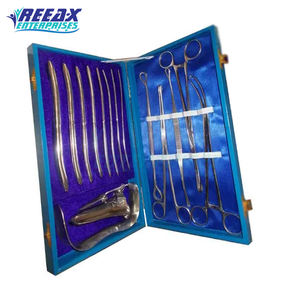 REEAX Enterprises Ensembles d'instruments chirurgicaux DNC dilatateurs en acier inoxydable imprimés de logo personnalisé en gros - Product Image 2