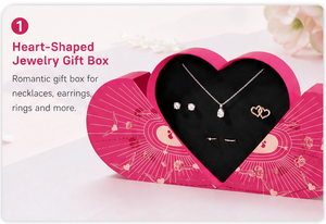 Wholesale Heart Shape <b>Pink</b> Jewelry Box with Lid Rigid Cardboard Empty Mystery Blind Box for Small Cosmetic and Beauty <b>Gift</b> - Product Image 6