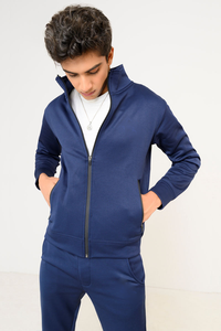 Ensemble de survêtements d'hiver pour hommes coupe normale logo personnalisé survêtement de jogging en polaire technique respirant séchage rapide léger 100% coton - Product Image 5