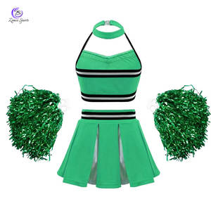 ชุดเชียร์ลีดเดอร์สีพื้นน้ำหนักเบาเครื่องแบบเชียร์ลีดเดอร์ชุดเชียร์ลีดเดอร์ออกแบบล่าสุด - Product Image 2
