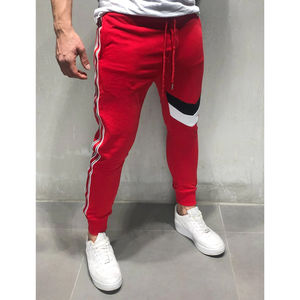 Wholesale Custom 100% Cotton Gym Track Pants for Men High <b>Waist</b> Jogger <b>Trousers</b> with Casual Style Sweatpants with Brand Logo - Product Image 3