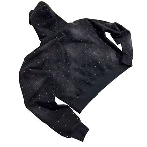 Haute Qualité Polaire 100% Coton Streetwear Hoodies Bouffée Impression Acide Lavage Strass Surdimensionné Personnalisé Unisexe Hoodies - Product Image 2