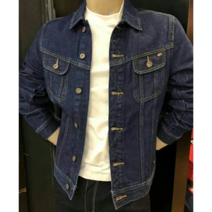 Camisa Vaquera con Logotipo Personalizado, Chaqueta de Trabajo para Hombre de Algodón de Alta Calidad, Lavado Vintage, Chaqueta Base Auténtica Usada - Product Image 6