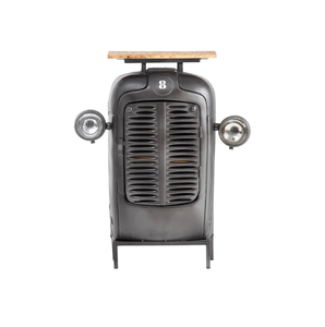 Tractor-Inspired Bar Table with Storage Bar Table With Bar Counter in Automobile Furniture Tractor Shape Storage for Bar - Product Image 3