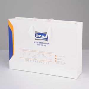 Sacs en papier Eurotote personnalisés, imprimés offset, de luxe, écologiques, recyclables, avec cordon de serrage, pour emballages publicitaires - Product Image 1
