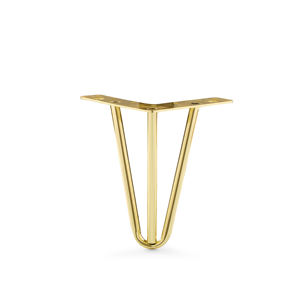 Pata de Mueble en Forma de T de Hierro Dorado de Alta Resistencia de 15 cm, Soporte de 10 cm para Sofá y Gabinete de Lujo, para Sala de Estar Moderna - Product Image 1