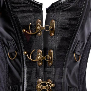 Corset Bustier à Boucles sur le Devant, Sous la Poitrine, Shapewear |   Corset amincissant pour femme, qualité supérieure - Product Image 2